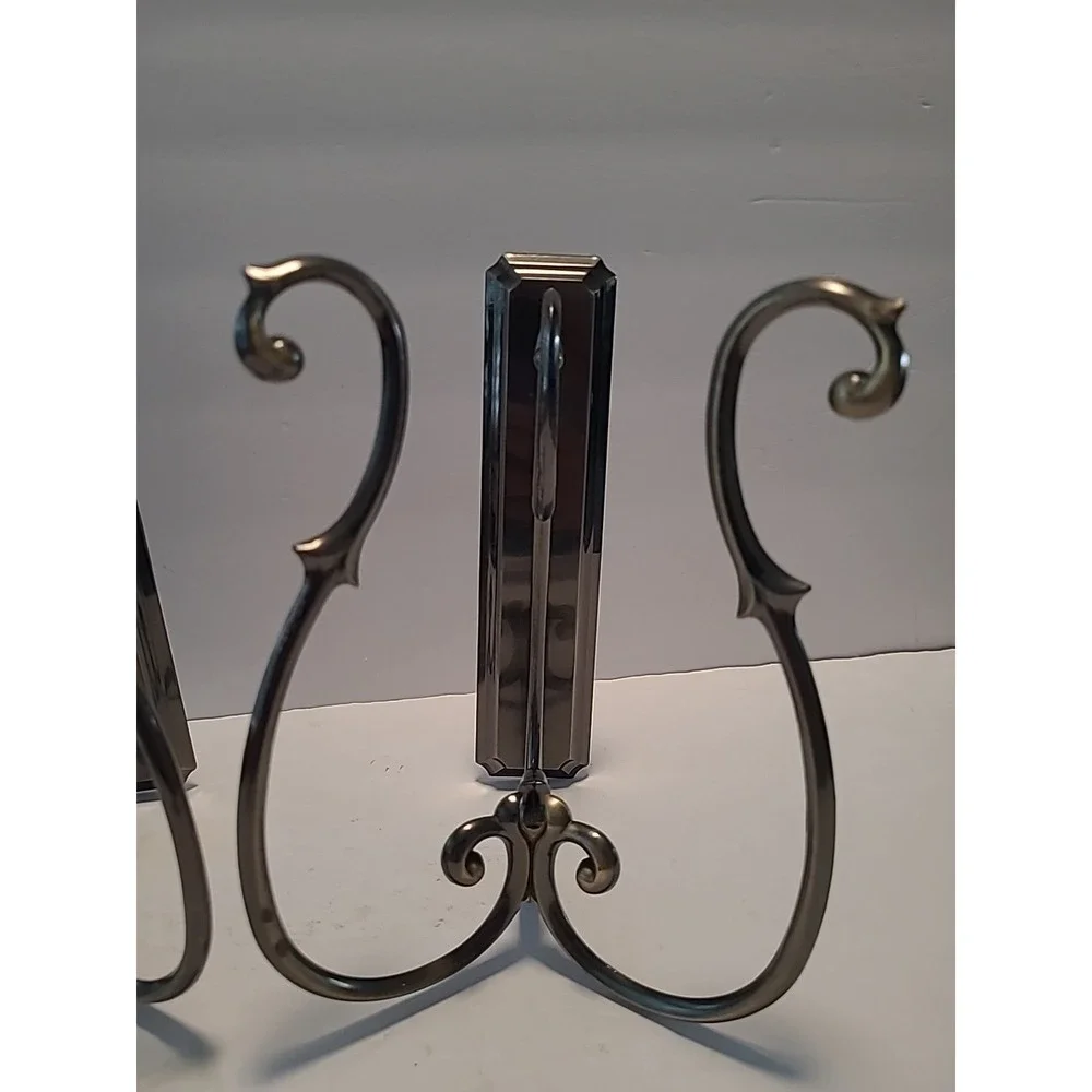 PartyLite Soliloquy‎ Scrolled Antique Brass 8.6" 2 Wall Sconces Retired P7773B - Picture 3 of 12